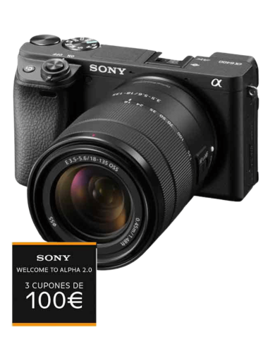 SONY A6400 + 18-135mm CÁMARA MIRRORLESS