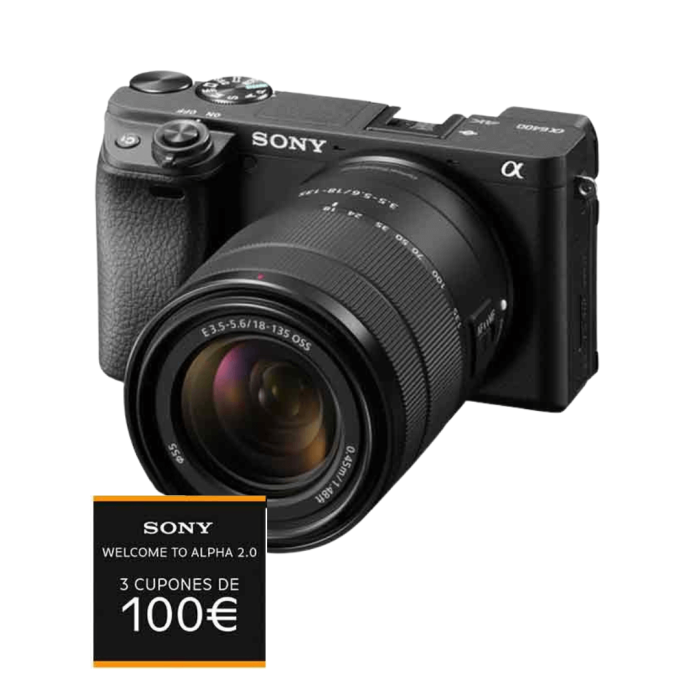 SONY A6400 + 18-135mm CÁMARA MIRRORLESS