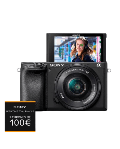 SONY A6400 + 16-50 CÁMARA MIRRORLESS