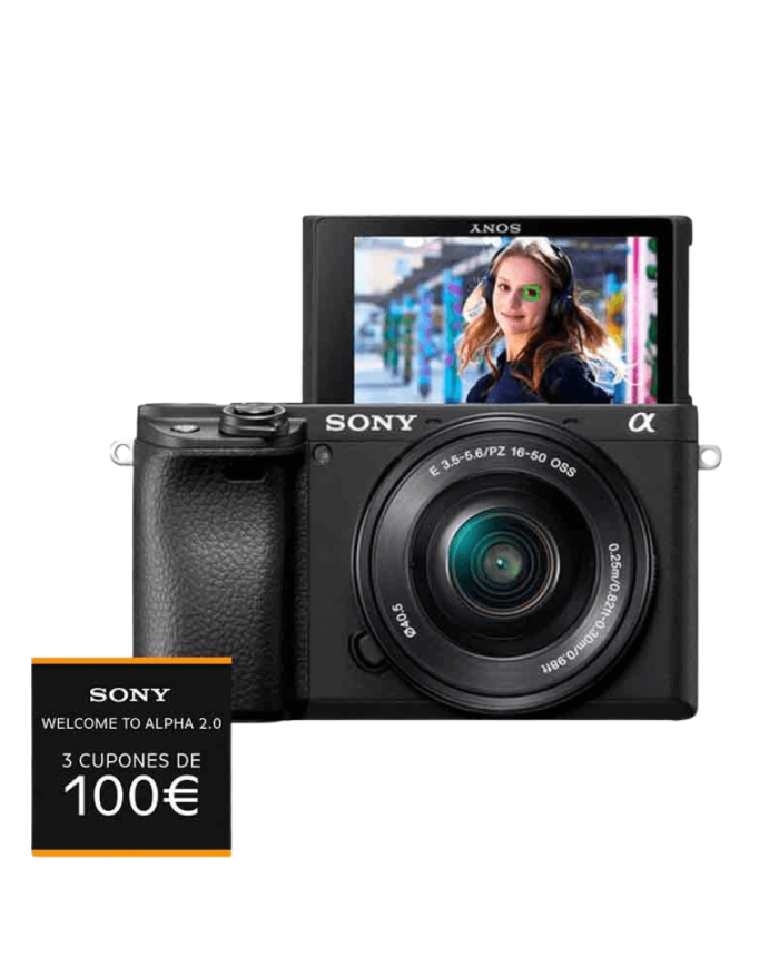 SONY A6400 + 16-50 CÁMARA MIRRORLESS
