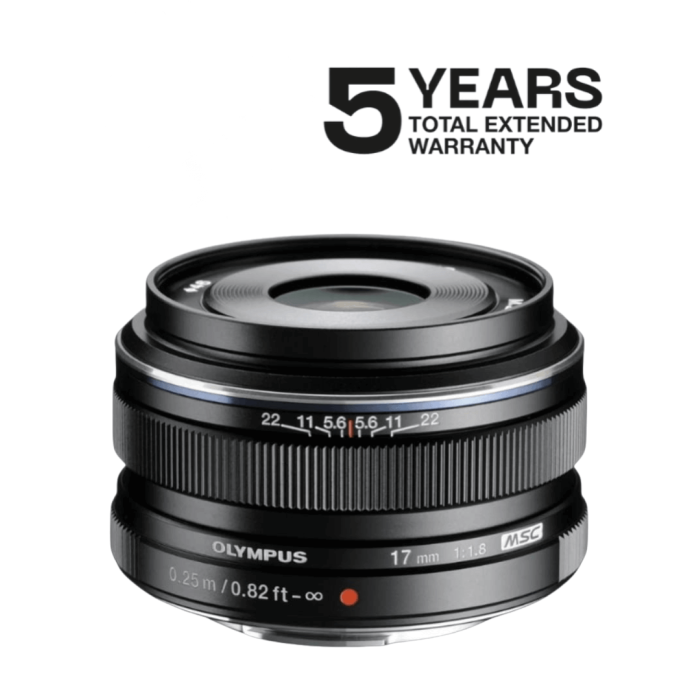 OLYMPUS ZUIKO ED 17mm f1.8 II NEGRO