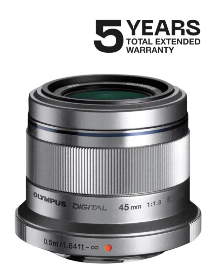 OLYMPUS ZUIKO ED 45mm f1.8 PLATA