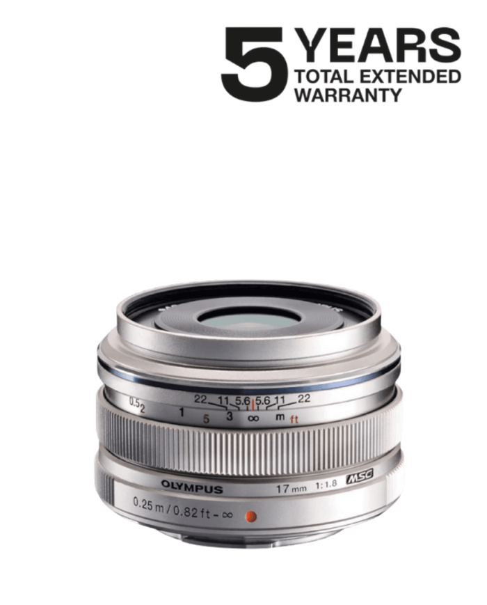 OLYMPUS ZUIKO ED 17mm f1.8 II PLATA