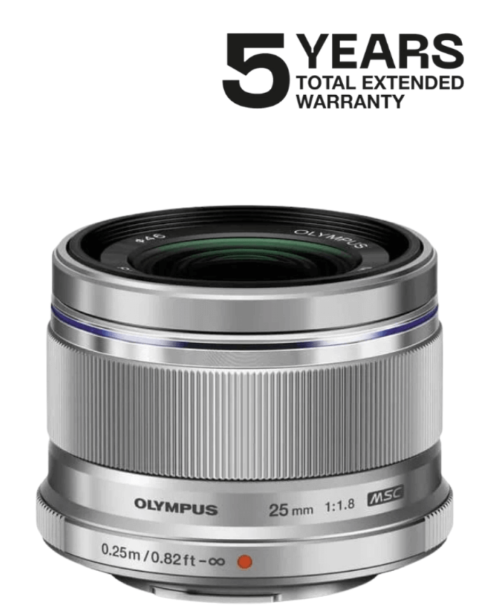 OLYMPUS ZUIKO ED 25mm f1.8 PLATA