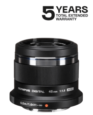 OLYMPUS ZUIKO ED 45mm f1.8 NEGRO