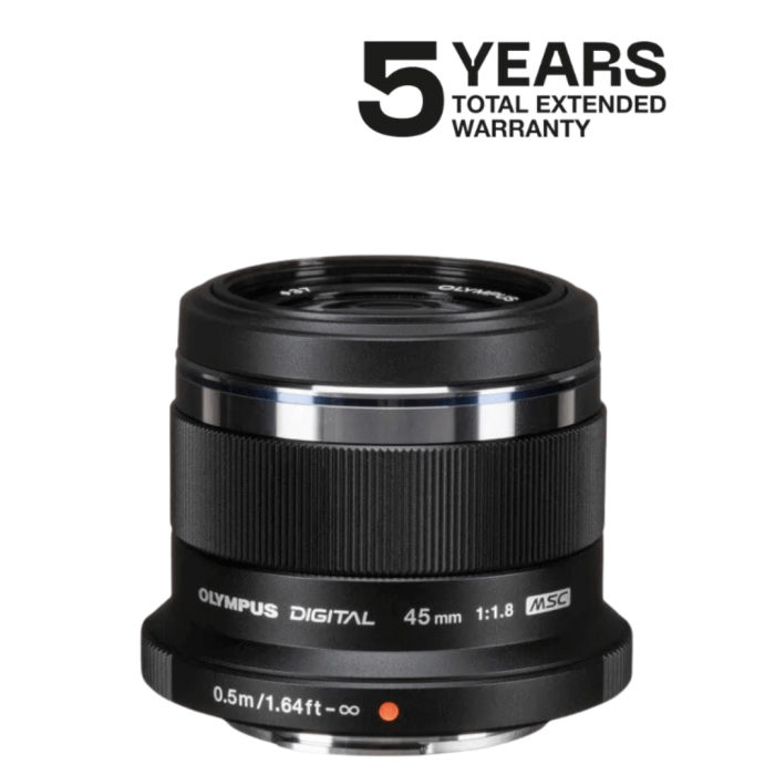 OLYMPUS ZUIKO ED 45mm f1.8 NEGRO