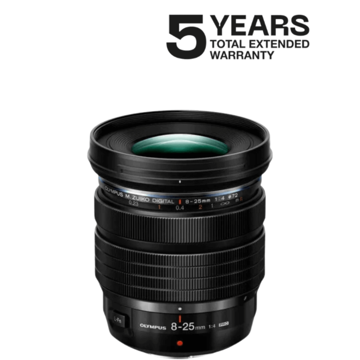 OLYMPUS ZUIKO ED 8-25mm f4 PRO