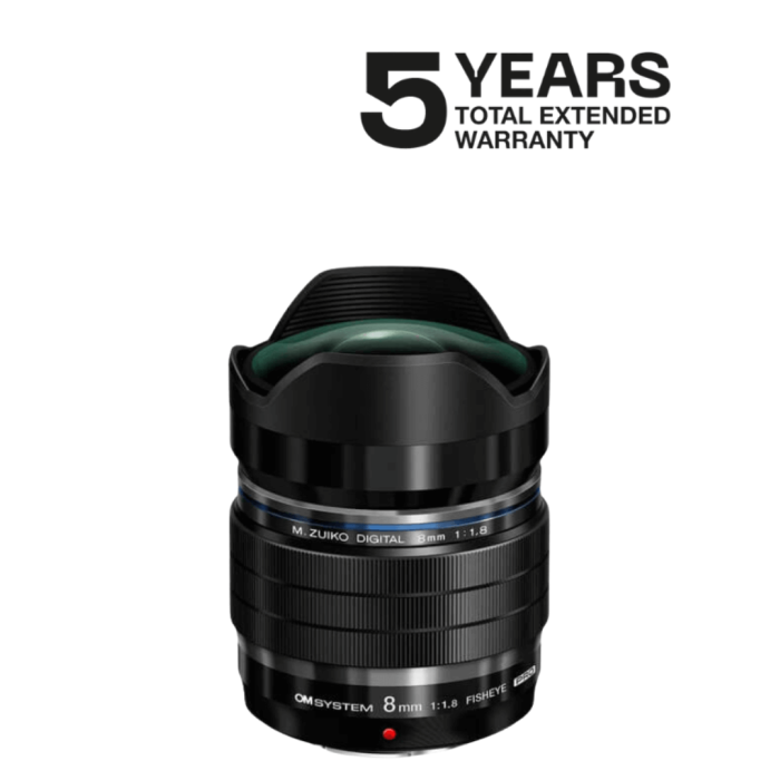 OM SYSTEM ZUIKO ED 8MM F/1.8 FISHEYE PRO