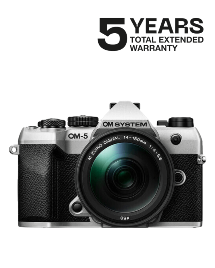 OM SYSTEM OM-5 MARK II CÁMARA MIRRORLESS CON 14-150 MM F/4-5,6 II (PLATA)