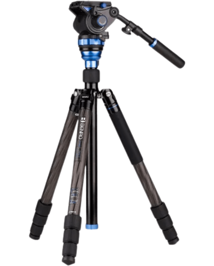 BENRO KIT TRIPODE TRAVEL VIDEO AERO 7 TWIST + S7 CARBONO