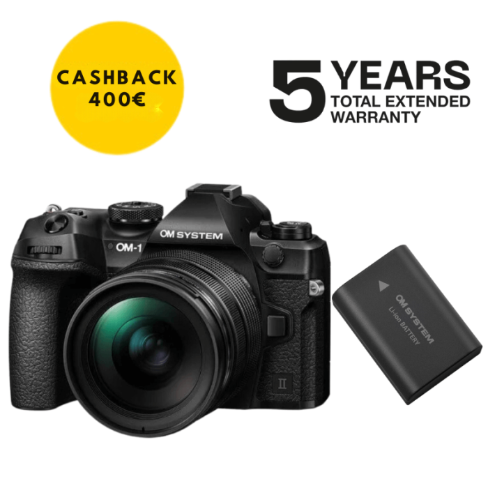 OM SYSTEM OM-1 MARK II + 12-40mm CÁMARA MIRRORLESS