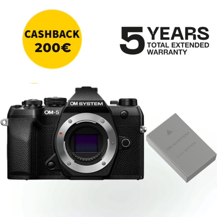 OM SYSTEM OM-5 MARK II CÁMARA MIRRORLESS (NEGRA)
