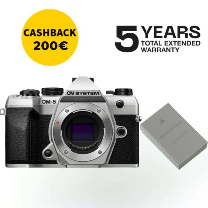 OM SYSTEM OM-5 MARK II CÁMARA MIRRORLESS (PLATA)