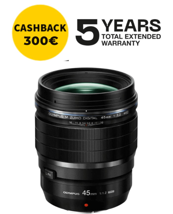 OLYMPUS ZUIKO ED 45mm f1.2 PRO