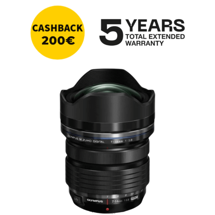 OLYMPUS ZUIKO ED 7‑14MM F2.8 PRO