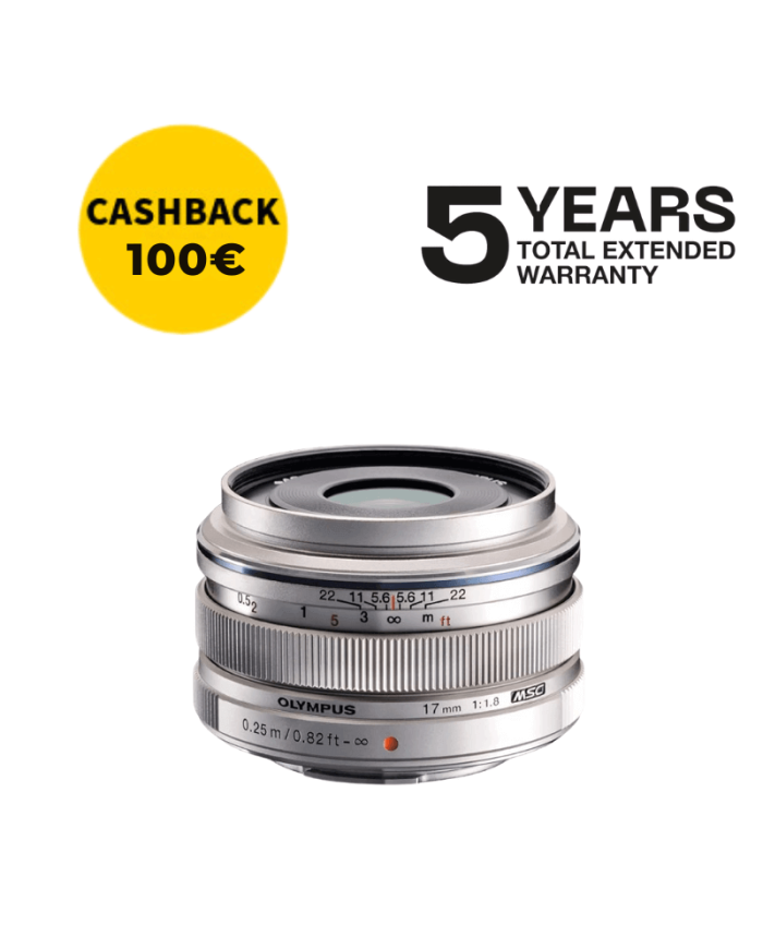 OLYMPUS ZUIKO ED 17mm f1.8 II PLATA