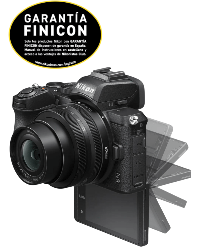 NIKON Z50 + 16-50 CÁMARA MIRRORLESS