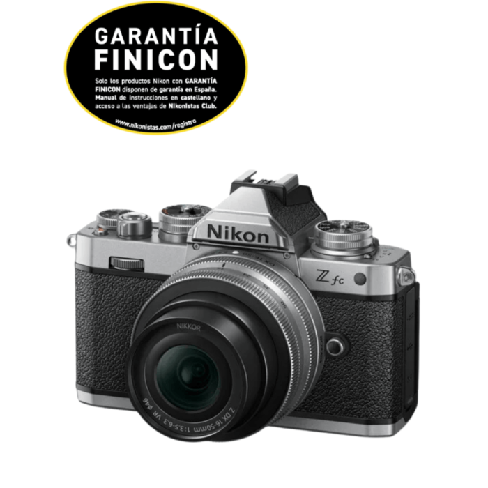 NIKON Z FC + 16-50MM F3.5-5.6 DX VR CÁMARA MIRRORLESS (PLATA)