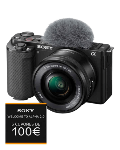 SONY ZV-E10 + 16-50mm f3.5-5.6 CÁMARA MIRRORLESS