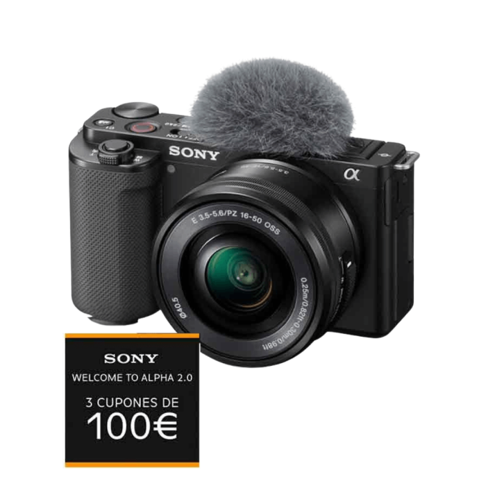 SONY ZV-E10 + 16-50mm f3.5-5.6 CÁMARA MIRRORLESS