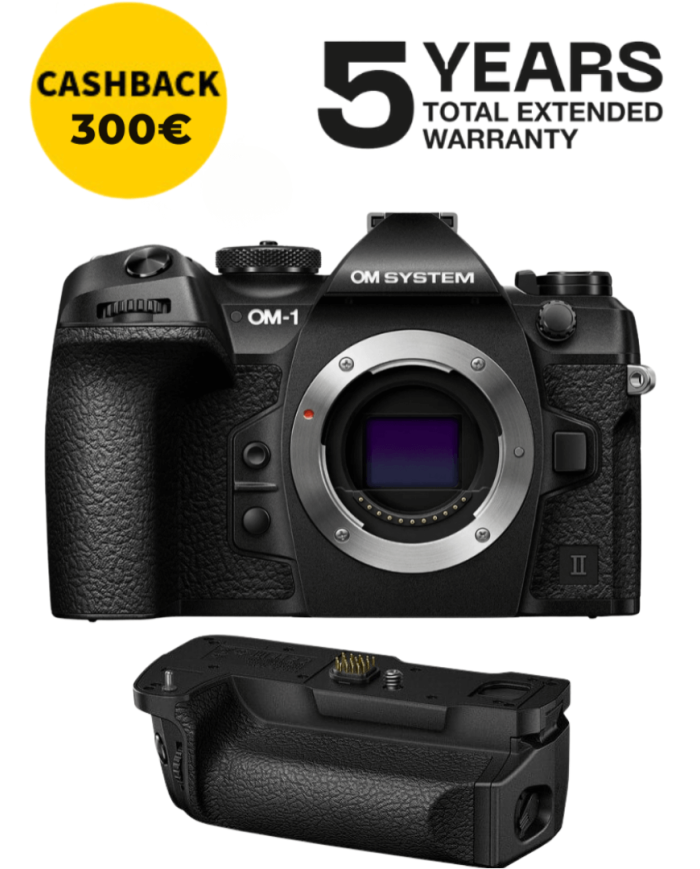 OM SYSTEM OM-1 MARK II CAMARA MIRRORLESS + OM SYSTEM HLD-10 EMPUÑADURA