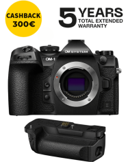 OM SYSTEM OM-1 MARK II CAMARA MIRRORLESS + OM SYSTEM HLD-10 EMPUÑADURA