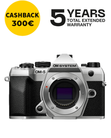 OM SYSTEM OM-5 MARK II CÁMARA MIRRORLESS (PLATA)