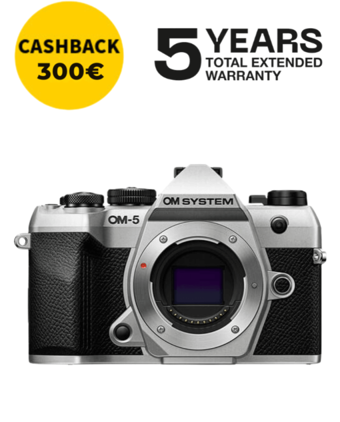 OM SYSTEM OM-5 MARK II CÁMARA MIRRORLESS (PLATA)