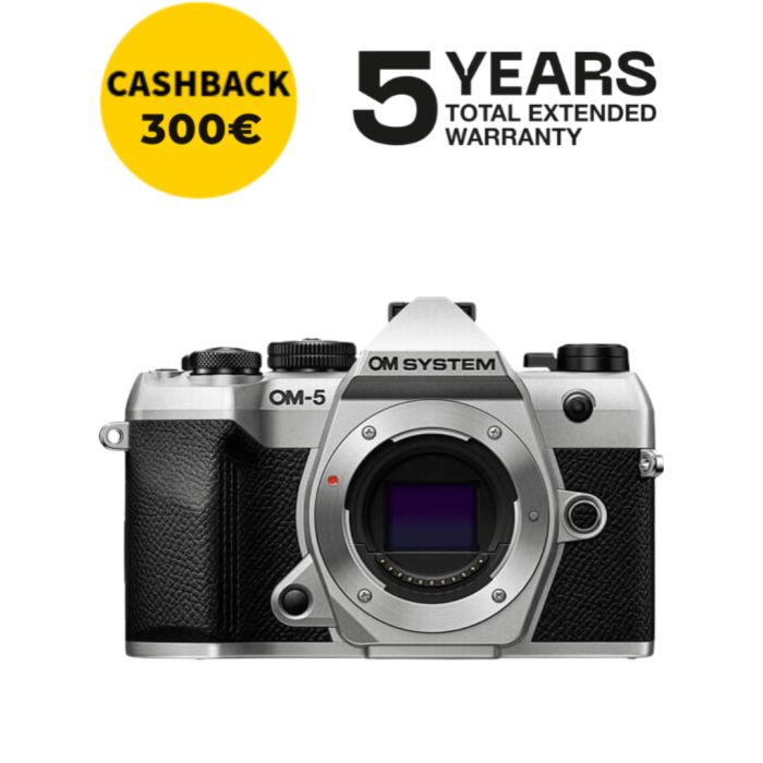 OM SYSTEM OM-5 MARK II CÁMARA MIRRORLESS (PLATA)