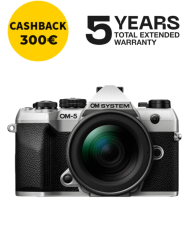 OM SYSTEM OM-5 MARK II CÁMARA MIRRORLESS CON 12-45 MM F/4 (PLATA)