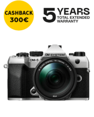 OM SYSTEM OM-5 MARK II CÁMARA MIRRORLESS CON 14-150 MM F/4-5,6 II (PLATA)
