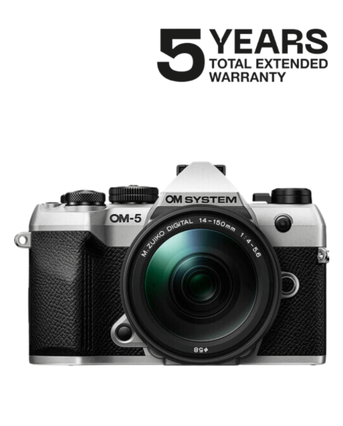 OM SYSTEM OM-5 MARK II CÁMARA MIRRORLESS CON 14-150 MM F/4-5,6 II (PLATA)