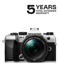 OM SYSTEM OM-5 MARK II CÁMARA MIRRORLESS CON 14-150 MM F/4-5,6 II (PLATA)