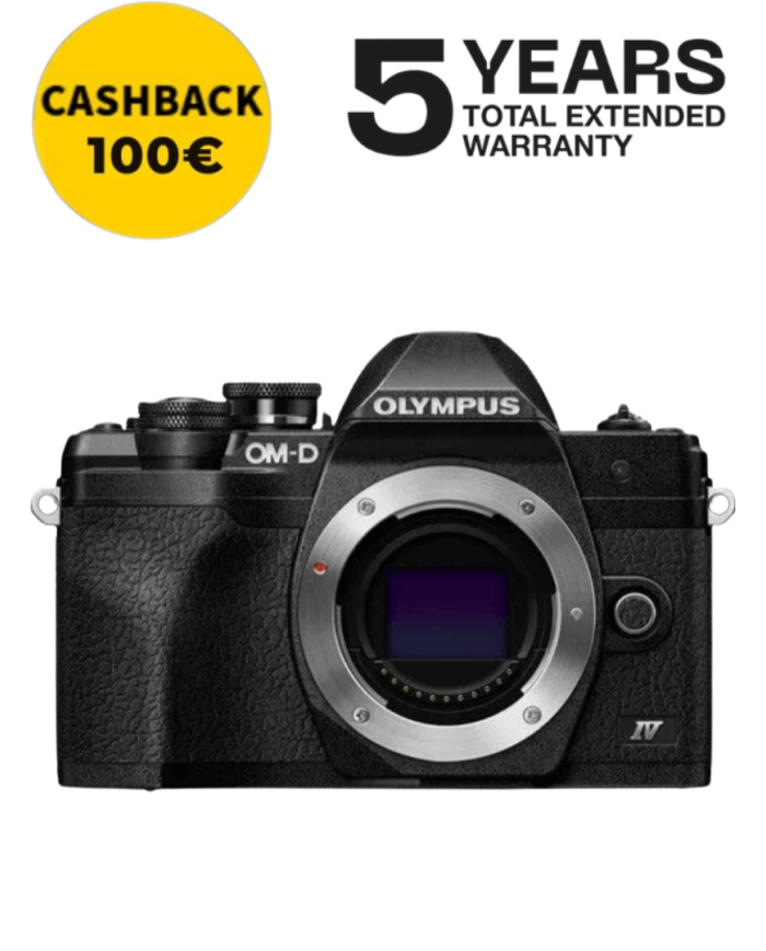 Olympus E-M10 Mark IV Cuerpo Negro | FotoCineColor