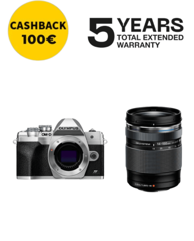 OLYMPUS E-M10 MARKIV + 14-150MM PLATA
