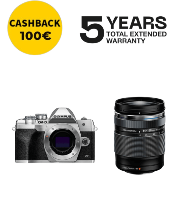 OLYMPUS E-M10 MARKIV + 14-150MM PLATA