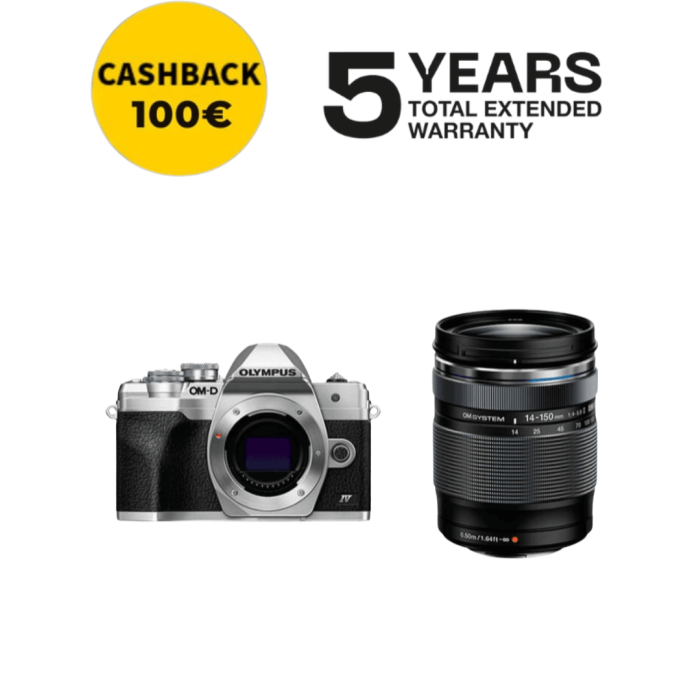 OLYMPUS E-M10 MARKIV + 14-150MM PLATA