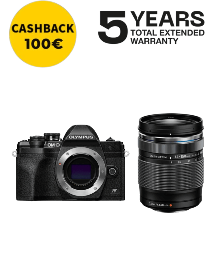 OLYMPUS E-M10 MARK IV + 14-150MM NEGRA