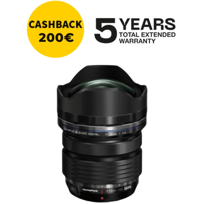 OLYMPUS ZUIKO ED 7‑14MM F2.8 PRO