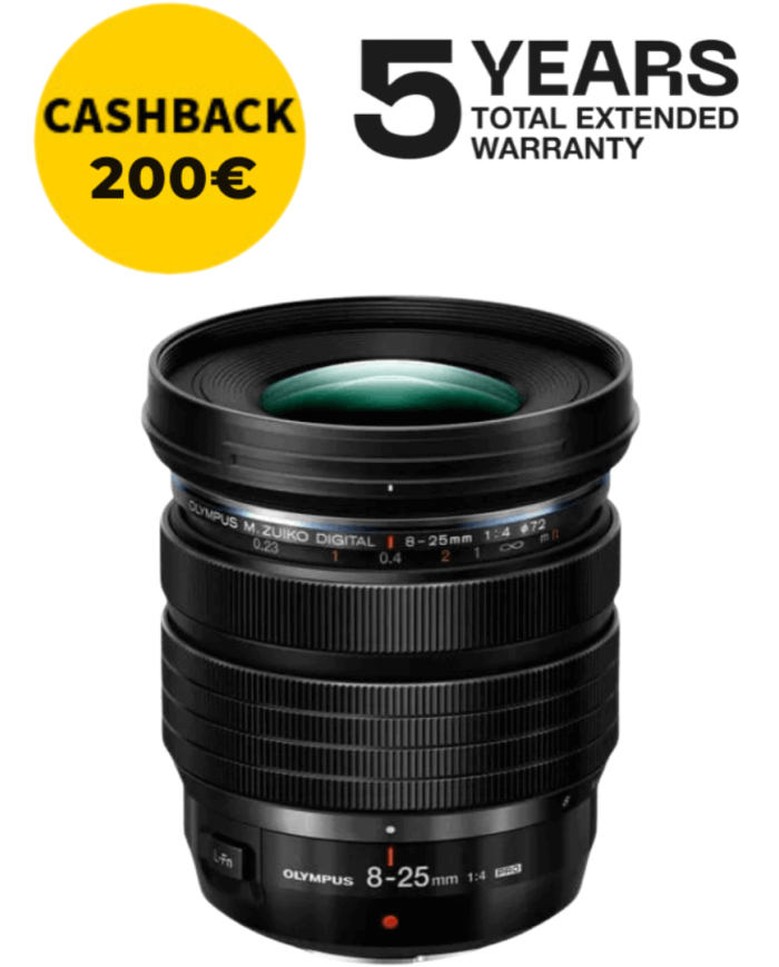 OLYMPUS ZUIKO ED 8-25mm f4 PRO