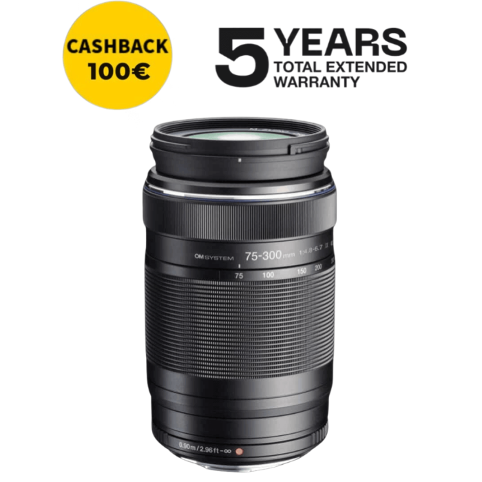OLYMPUS ZUIKO ED 75‑300mm f4.8‑6.7 II