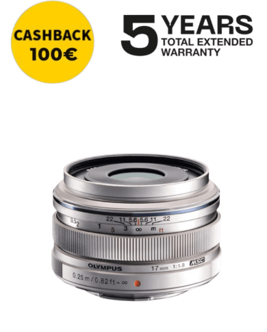 OLYMPUS ZUIKO ED 17mm f1.8 II PLATA