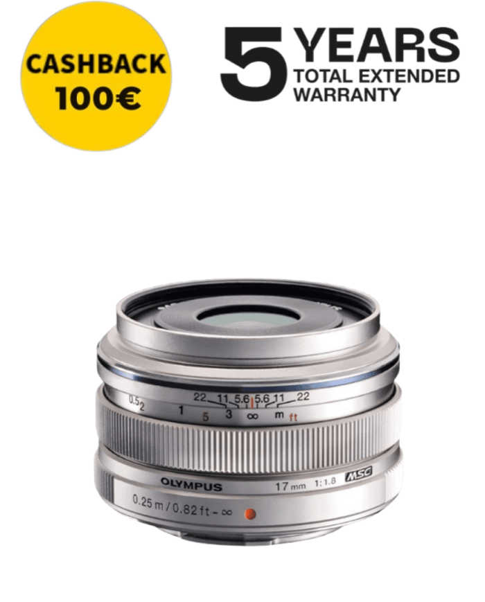 OLYMPUS ZUIKO ED 17mm f1.8 II PLATA