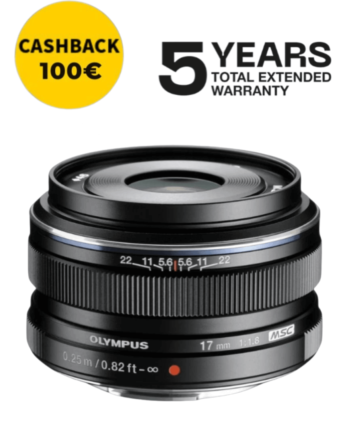 OLYMPUS ZUIKO ED 17mm f1.8 II NEGRO