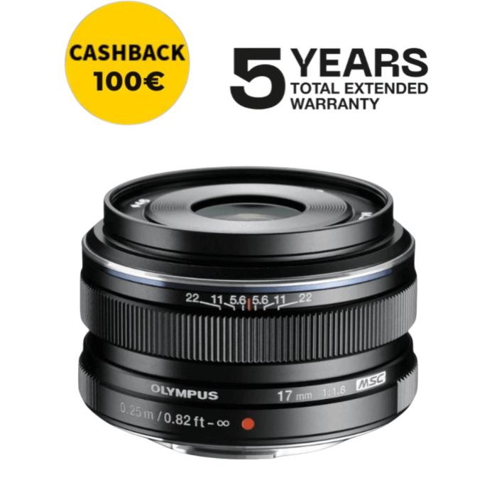 OLYMPUS ZUIKO ED 17mm f1.8 II NEGRO