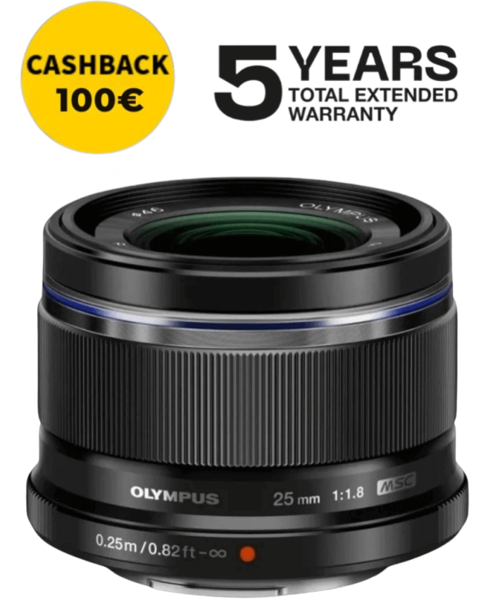 OLYMPUS ZUIKO ED 25mm f1.8 II NEGRO