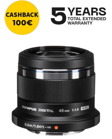 OLYMPUS ZUIKO ED 45mm f1.8 NEGRO