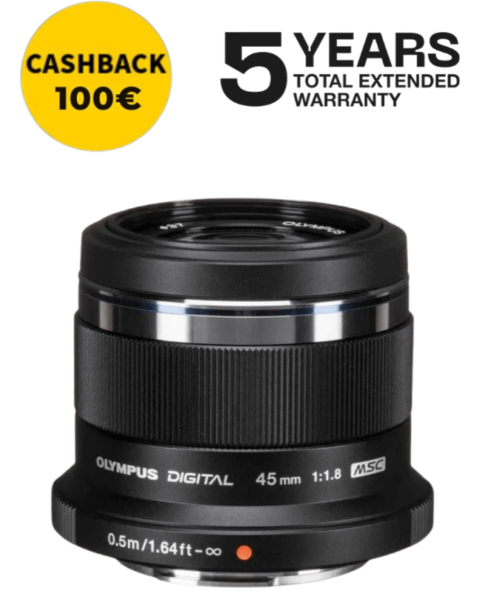 OLYMPUS ZUIKO ED 45mm f1.8 NEGRO