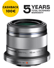 OLYMPUS ZUIKO ED 45mm f1.8 PLATA