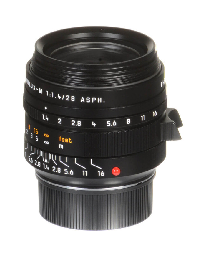 LEICA SUMMILUX-M 28mm f1.4 ASPH objetivo cámara telemétrica